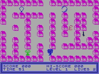 Bubble Trouble screenshot 3 for ZX Spectrum